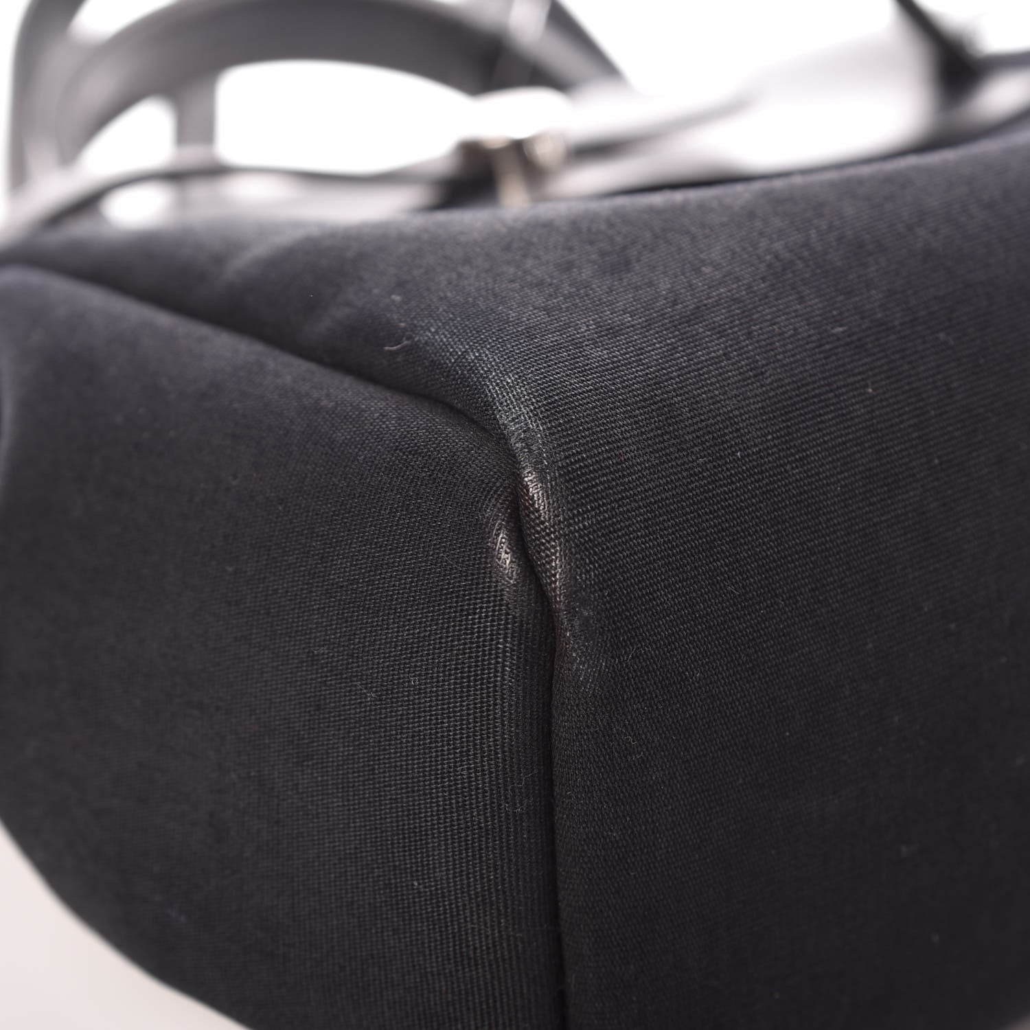 Hermes Toile Vache Calfskin Herbag 30 PM Backpack Black 11 of 16
