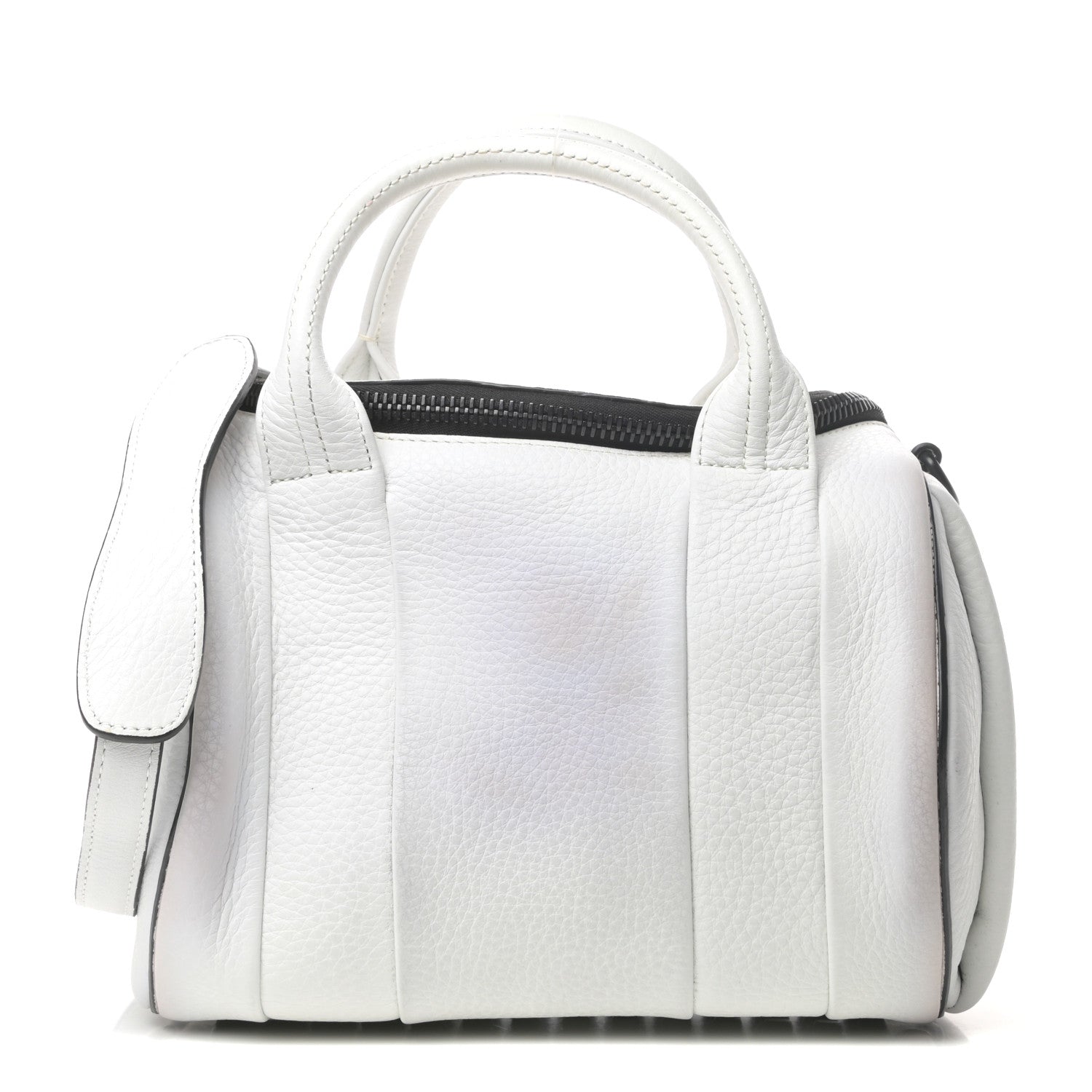 Alexander Wang Pebbled Calfskin Rockie White Matte Black Hardware 1 of 11