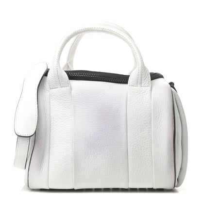 Alexander Wang Pebbled Calfskin Rockie White Matte Black Hardware 1 of 11
