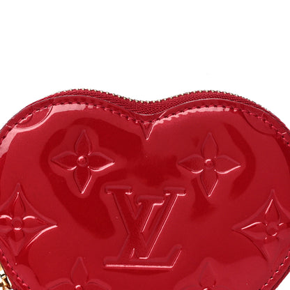 Louis Vuitton Vernis Coeur Heart Coin Purse Pomme D'Amour 6 of 9
