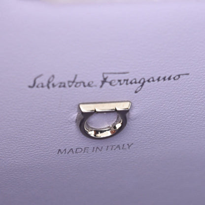 Salvatore Ferragamo Hammered Calfskin Small The Studio Box Bag Lavender 7 of 10