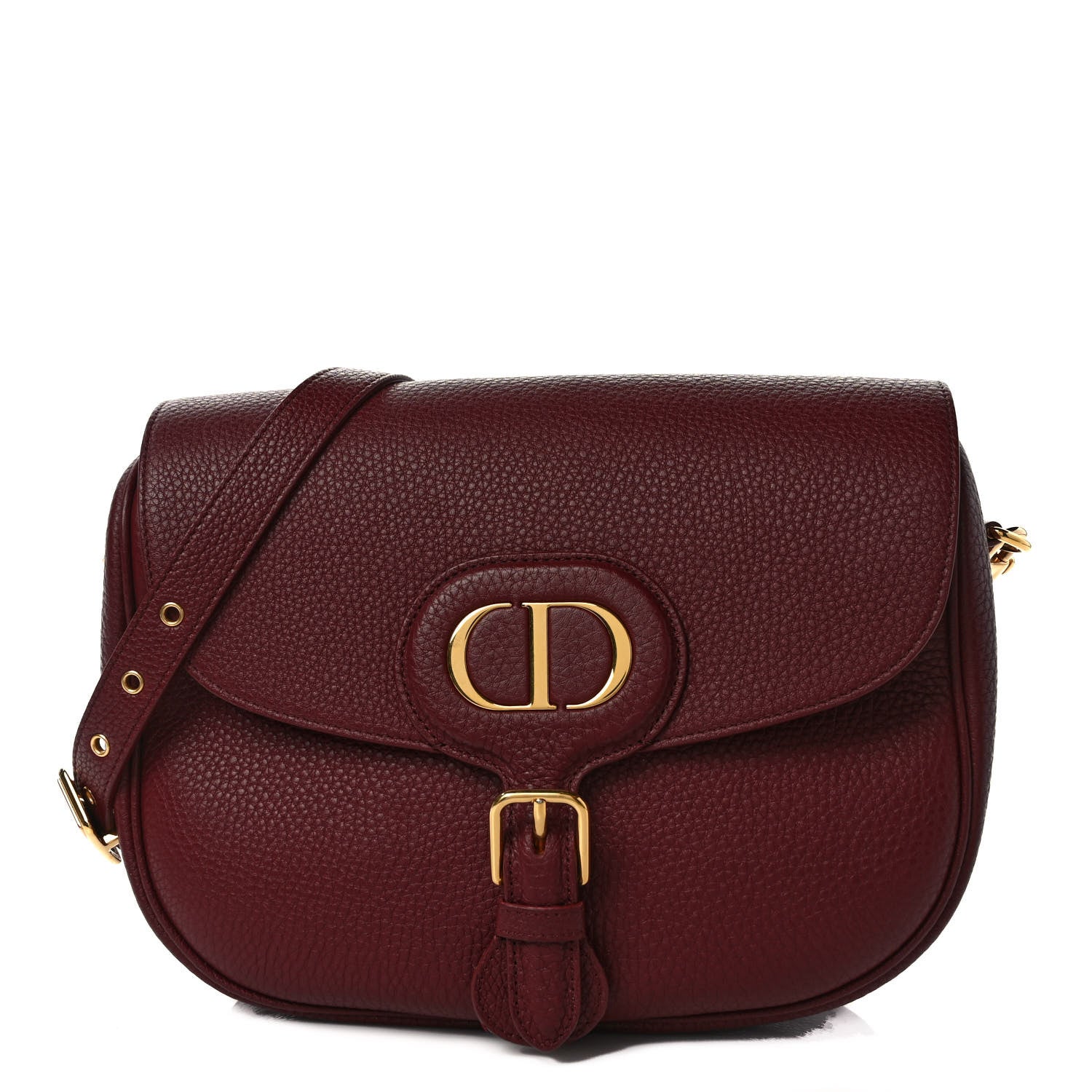 Christian Dior Grained Calfskin Large Bobby Flap Red Bricks 1 of 10