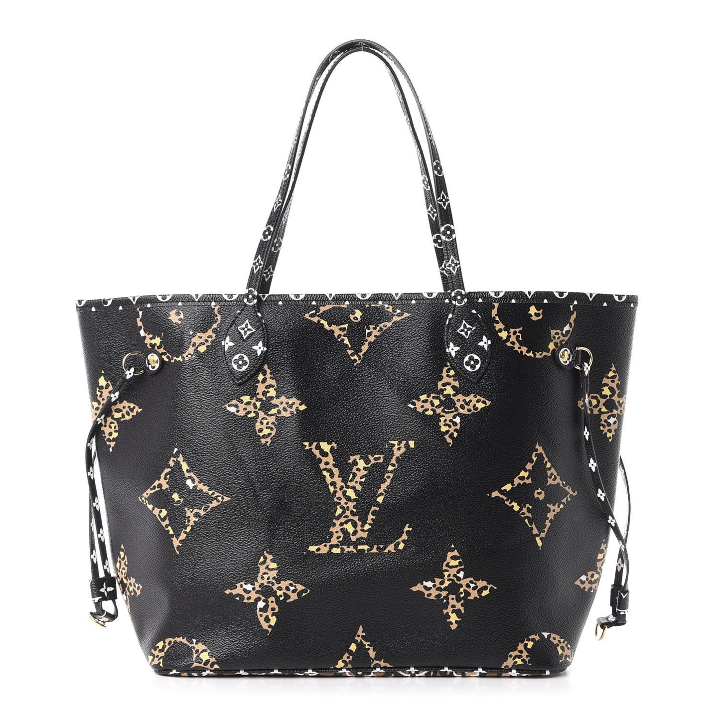Monogram Giant Jungle Neverfull MM Black