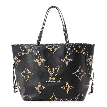 Louis Vuitton Monogram Giant Jungle Neverfull MM Black 1 of 10
