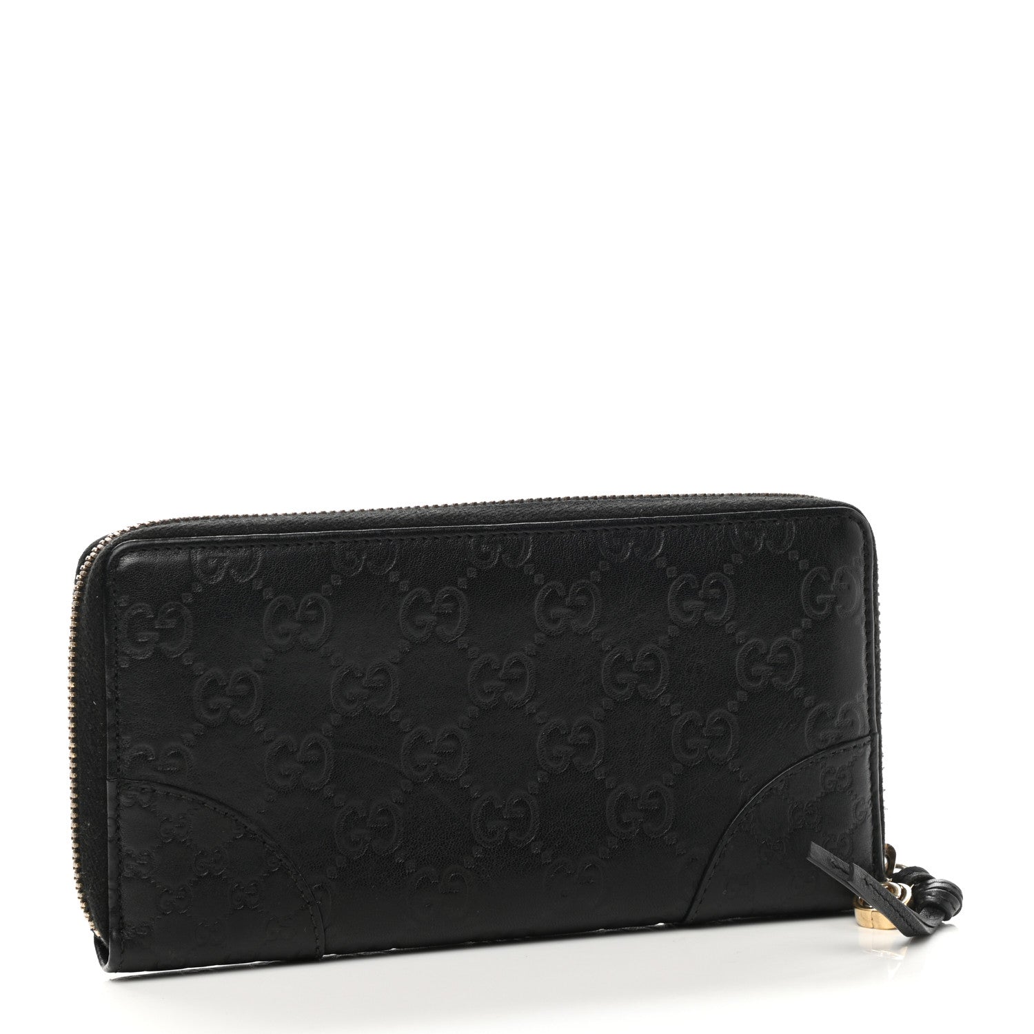 Gucci Guccissima Signature Microguccissima Bree Zip Around Wallet Black 3 of 7