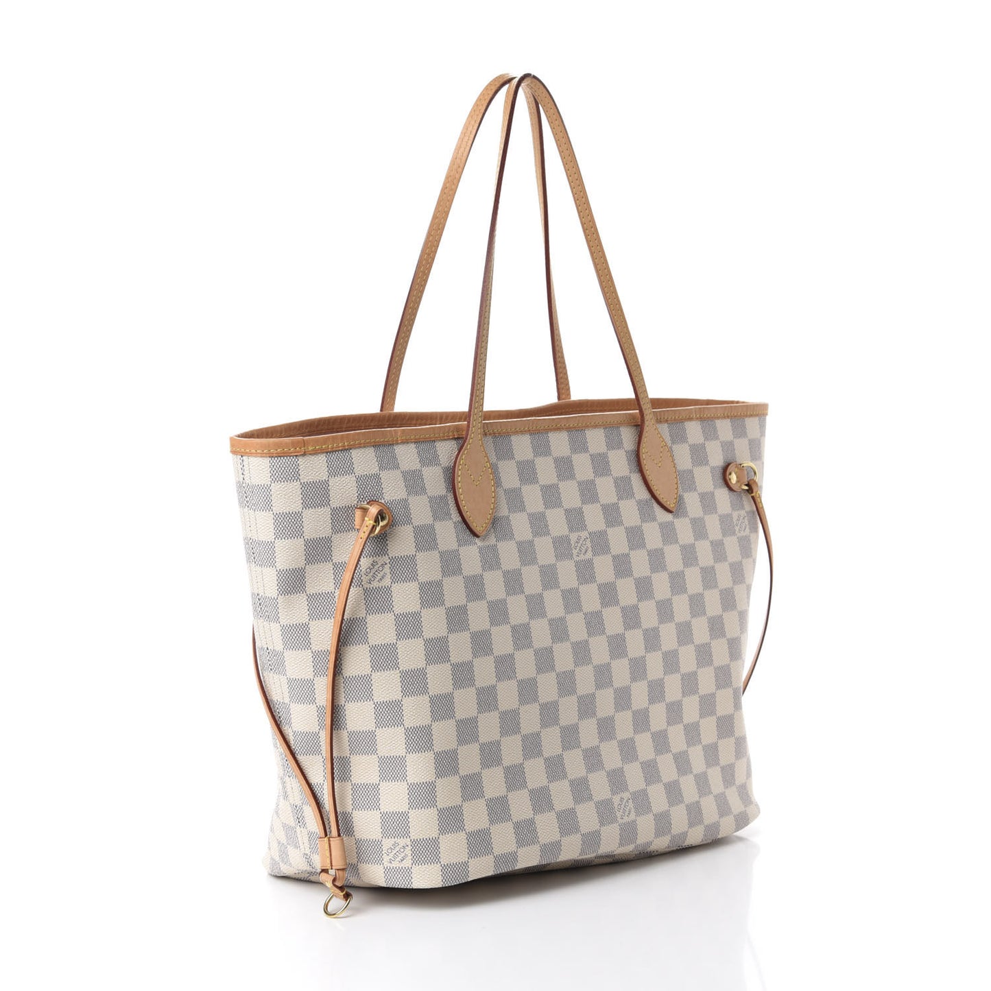Damier Azur Neo Neverfull MM Rose Ballerine