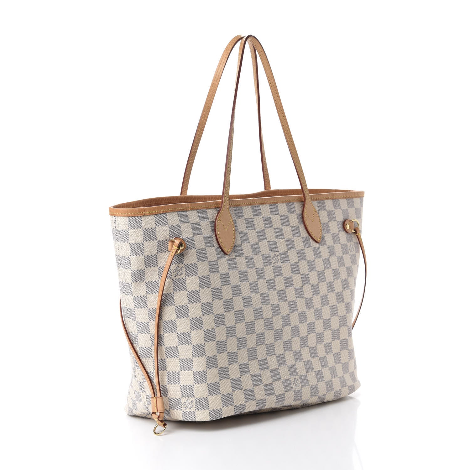 Louis Vuitton Damier Azur Neo Neverfull MM Rose Ballerine 3 of 13