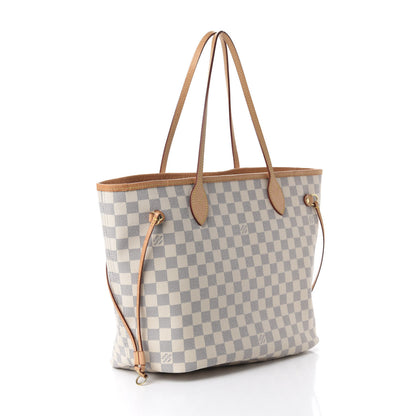 Louis Vuitton Damier Azur Neo Neverfull MM Rose Ballerine 3 of 13