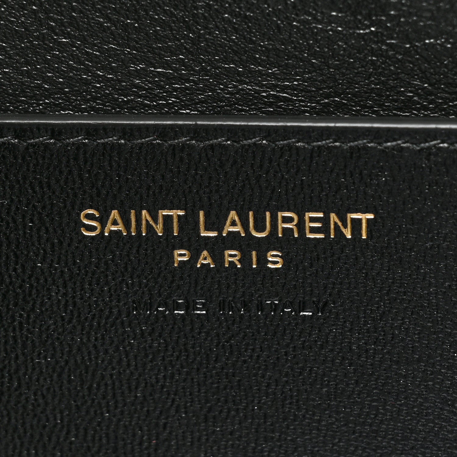 Saint Laurent Lambskin Small Cassandre Envelope Pouch Black 6 of 9