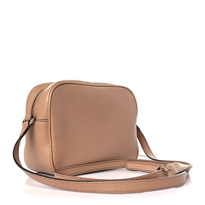 Gucci Pebbled Calfskin Small Soho Disco Bag Camelia 3 of 9