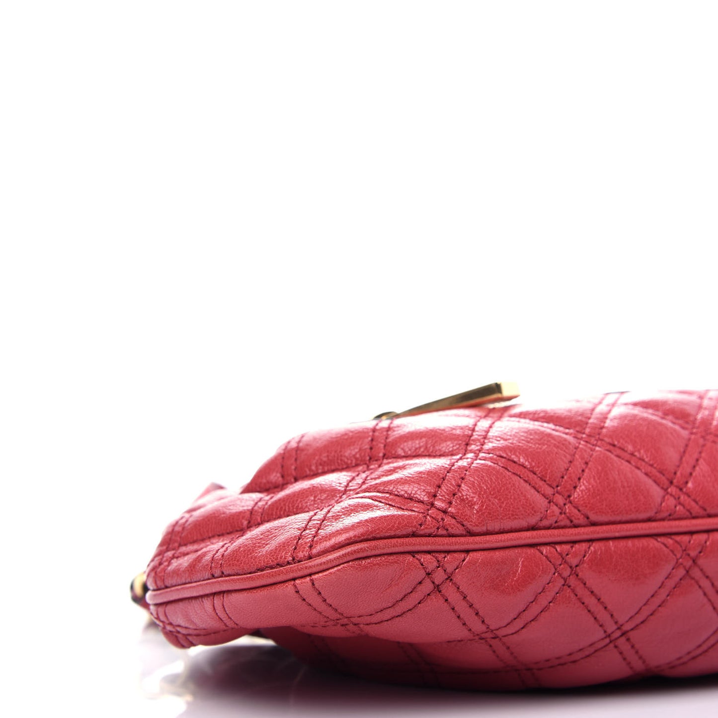 Calfskin Quilted Little Stam Pink