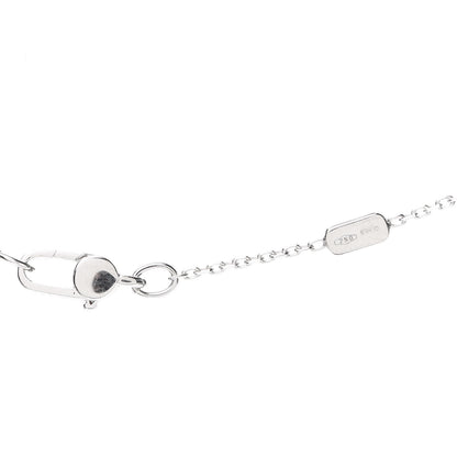 Gucci 18K White Gold Diamond Icon Twirl Pendant Necklace 5 of 5