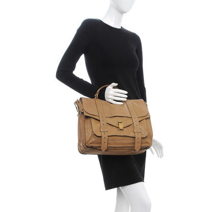 Proenza Schouler Lambskin Large PS1 Satchel Birch 3 of 12