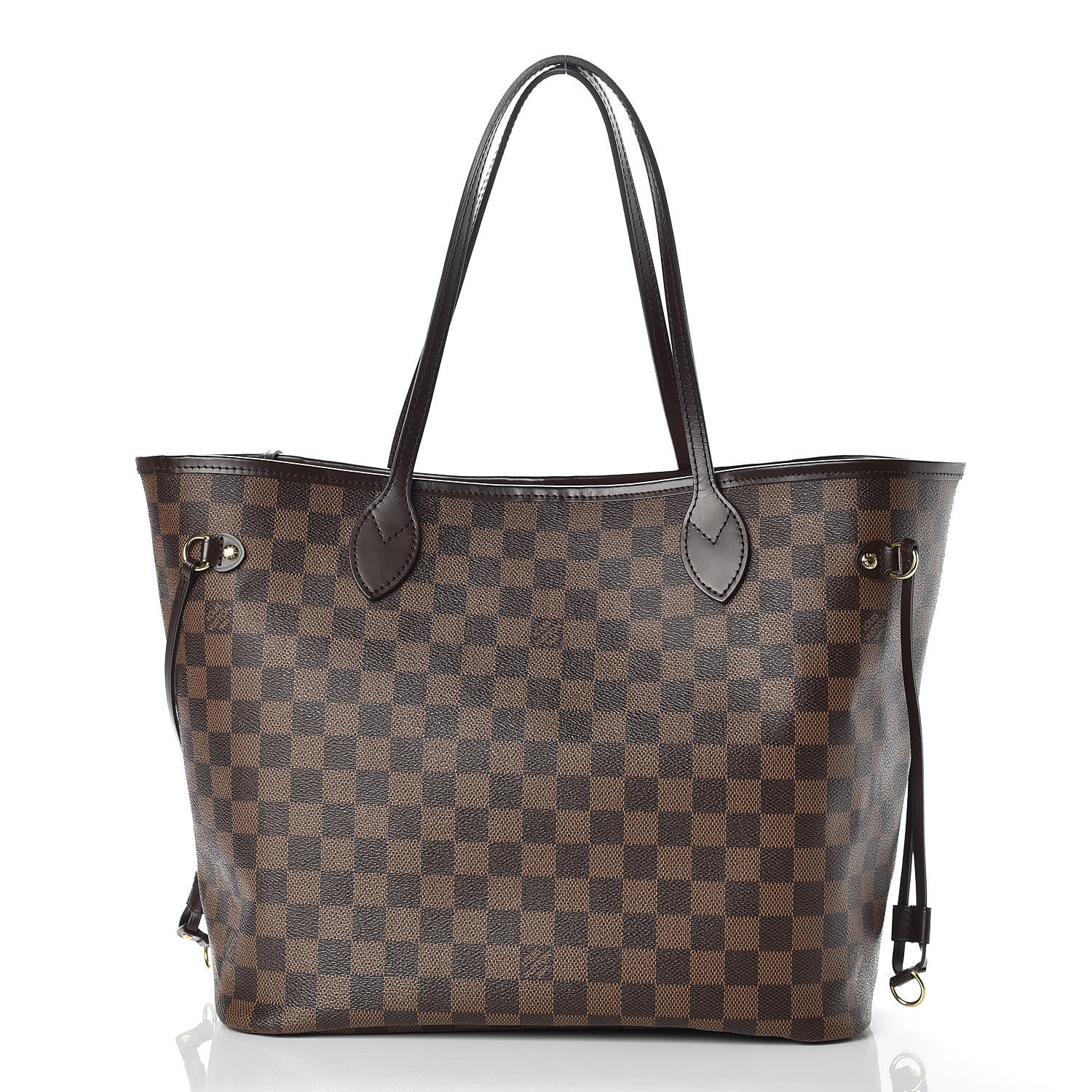 Louis Vuitton Damier Ebene Neo Neverfull MM Rose Ballerine 3 of 18