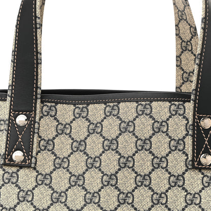 Gucci GG Plus Monogram Medium Signature Web Loop Tote Navy 8 of 10