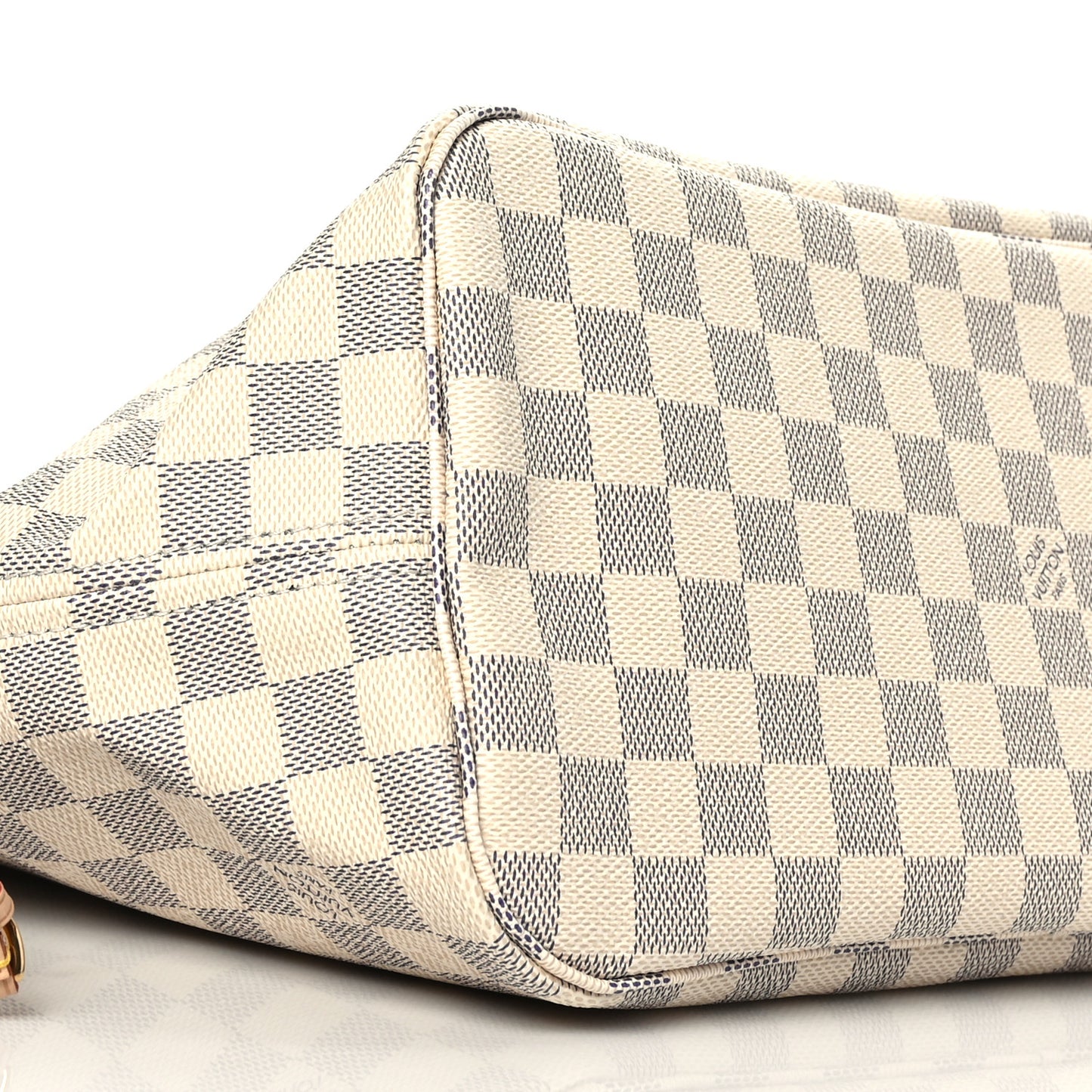 Damier Azur Neo Neverfull MM Rose Ballerine