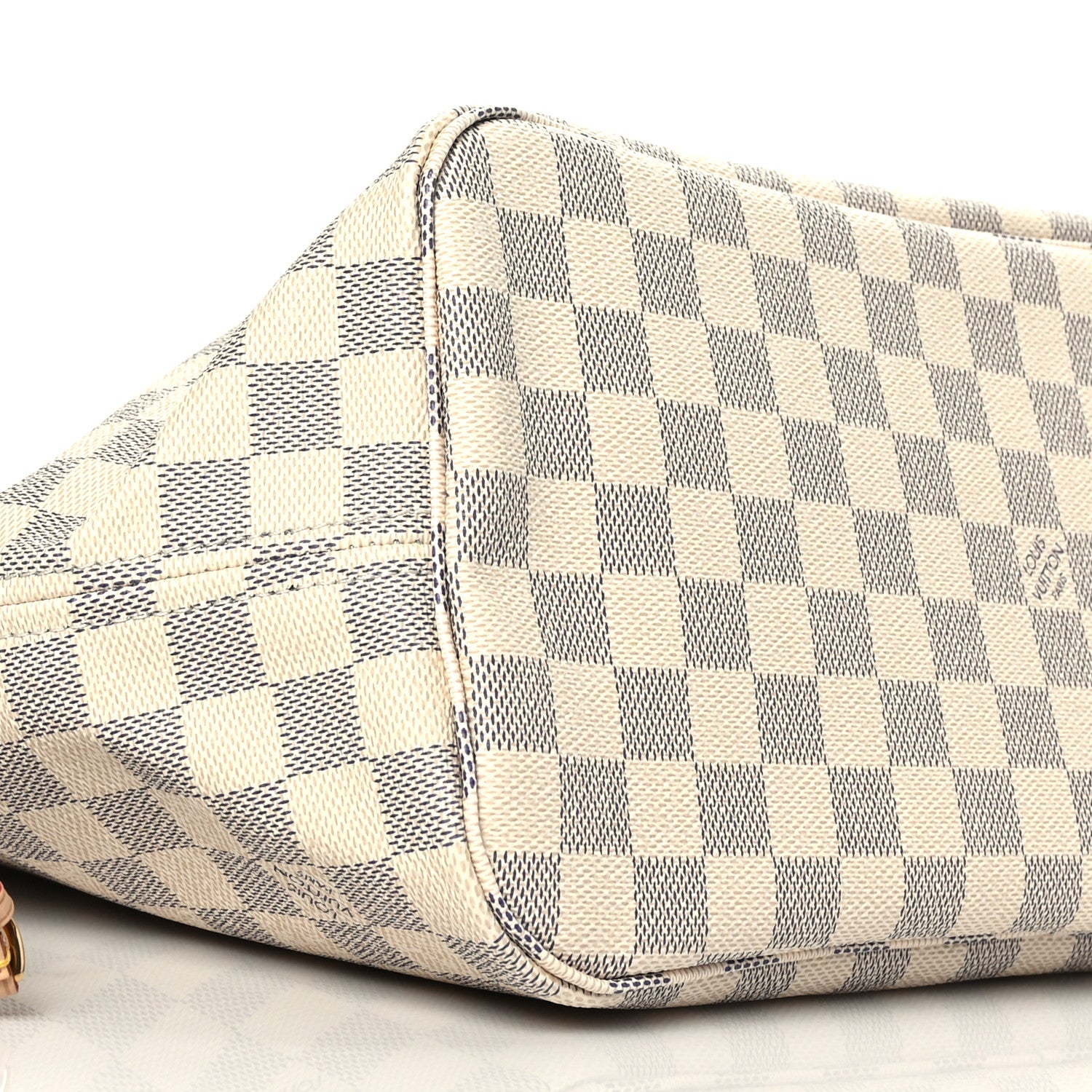 Louis Vuitton Damier Azur Neo Neverfull MM Rose Ballerine 7 of 8