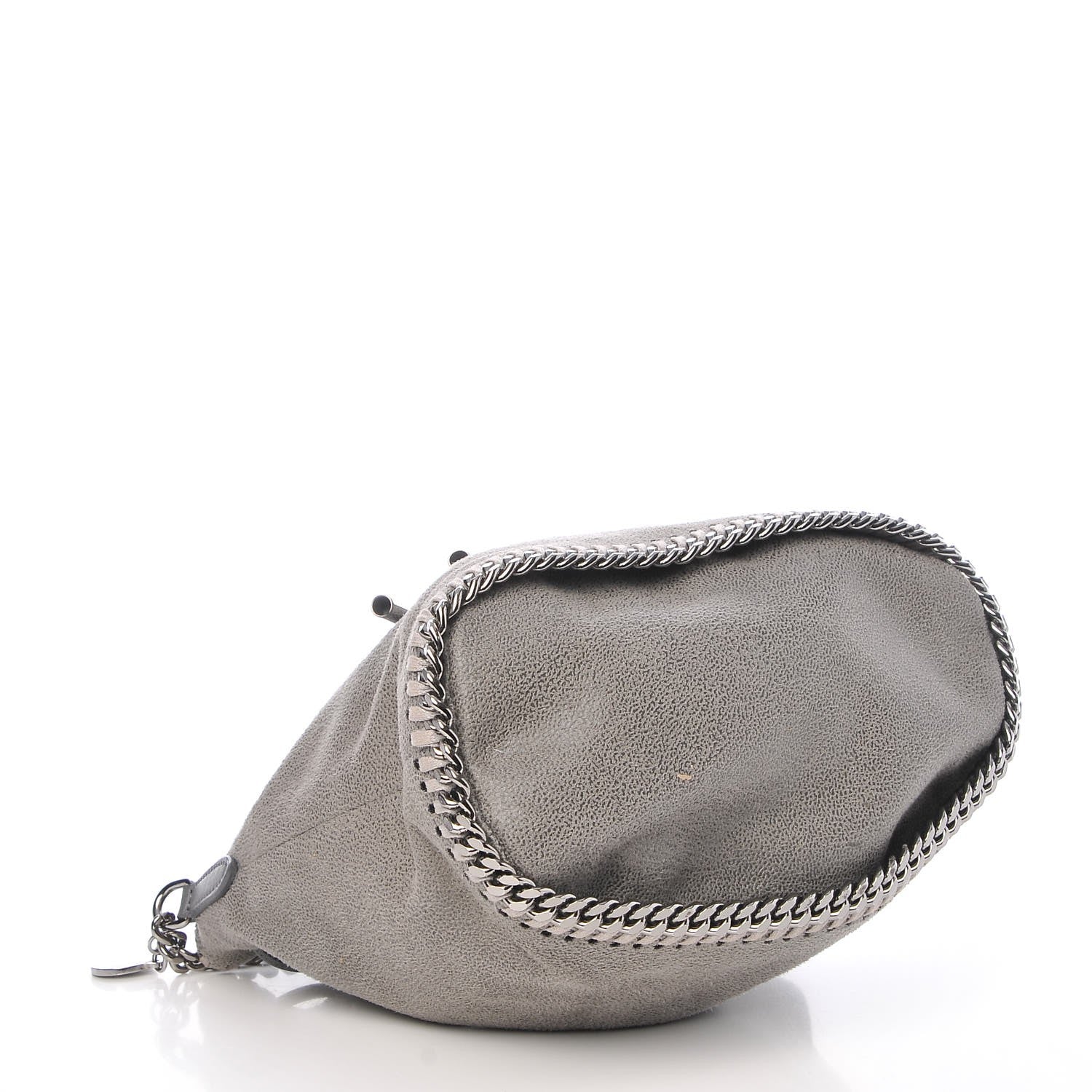Stella McCartney Shaggy Deer Mini Bucket Falabella Bag Grey 4 of 9