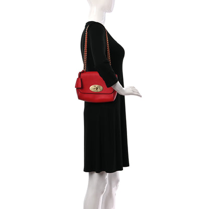 Mulberry Glossy Goatskin Small Lily Flap Red 2 of 10