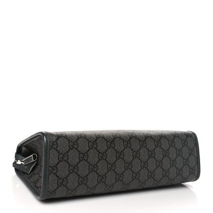 Gucci GG Supreme Monogram Ophidia GG Toiletry Case Grey Black 4 of 10