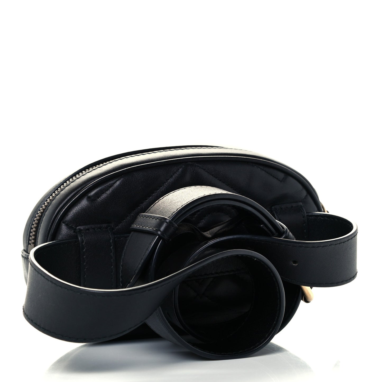 Calfskin Matelasse GG Marmont Belt Bag 95 38 Black
