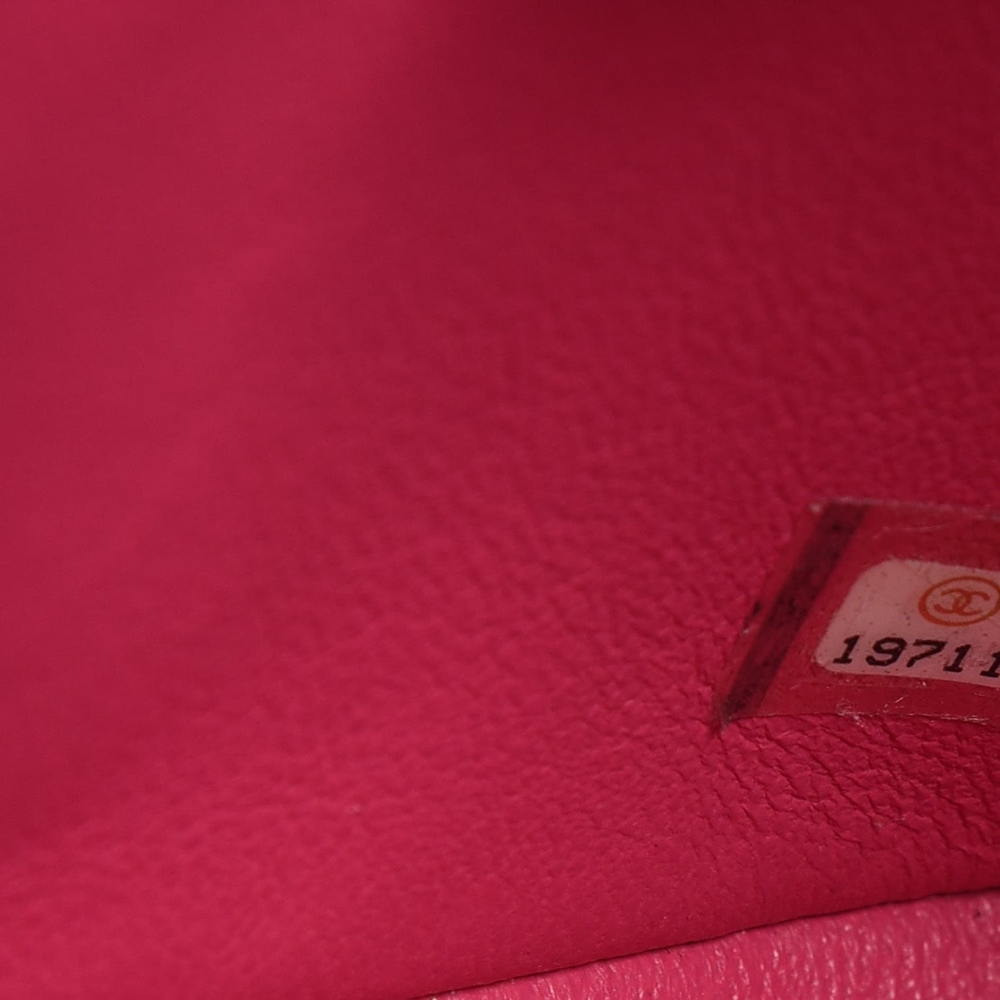 Lambskin Quilted Mini Rectangular Flap Dark Pink