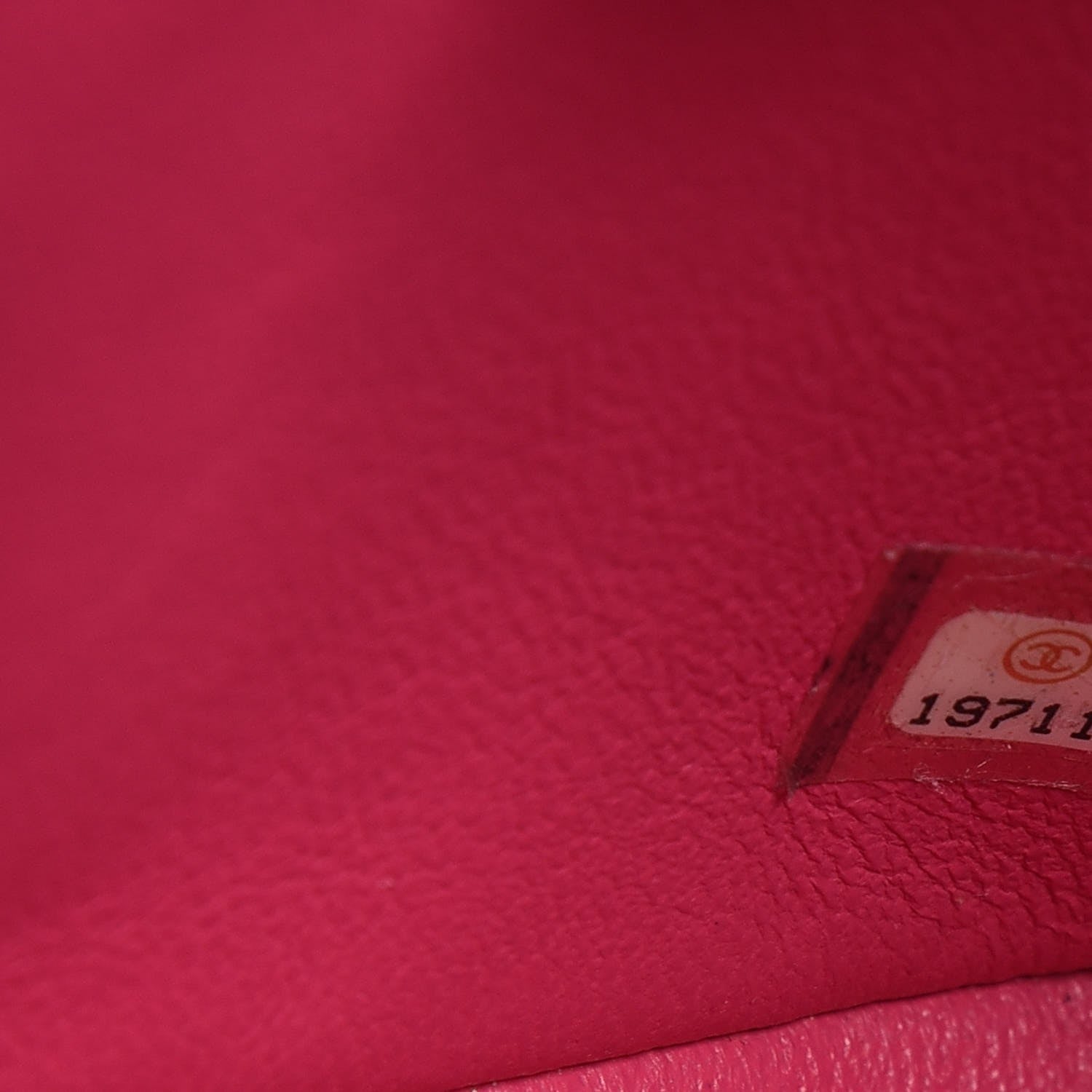 Chanel Lambskin Quilted Mini Rectangular Flap Dark Pink 8 of 9