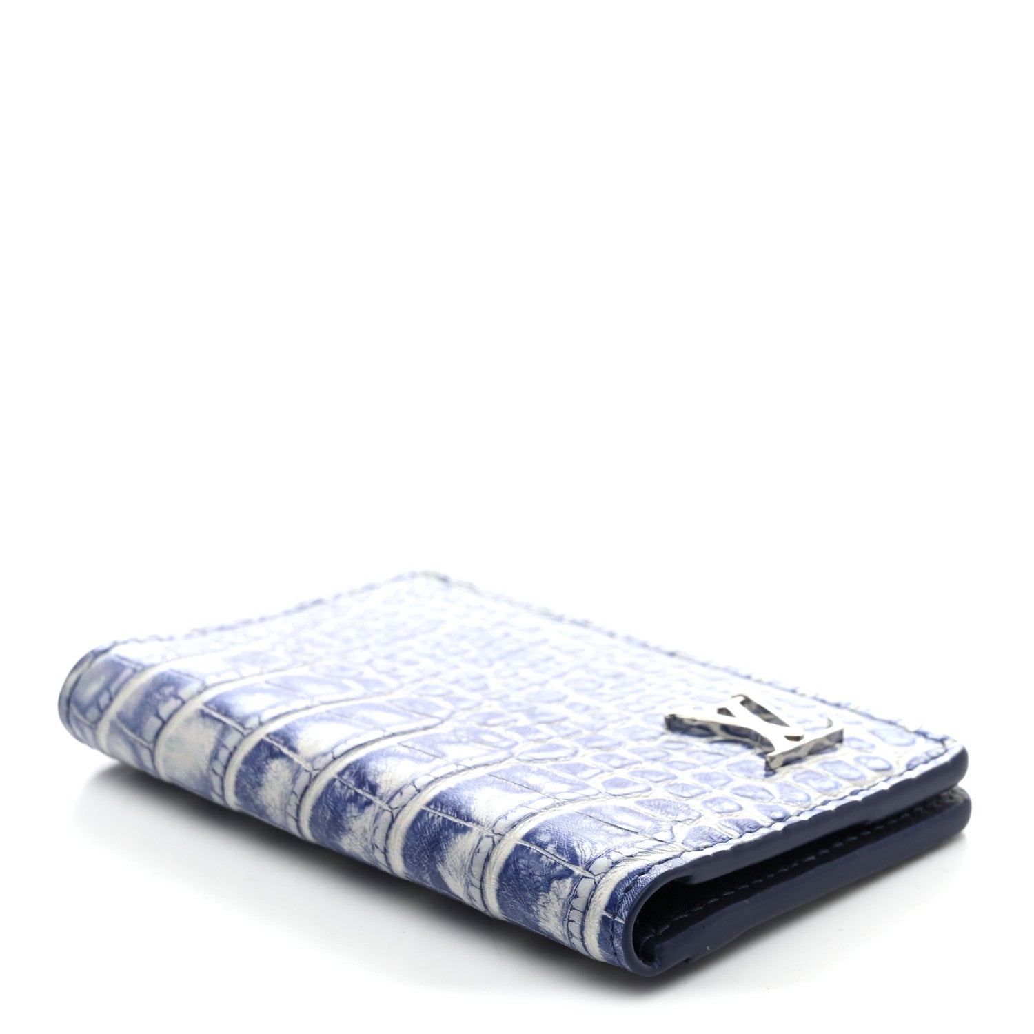 Louis Vuitton Alligator Pocket Organizer Frozen Blue 1803570