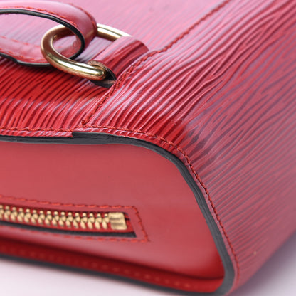 Louis Vuitton Epi Mabillon Backpack Castillan Red 12 of 19