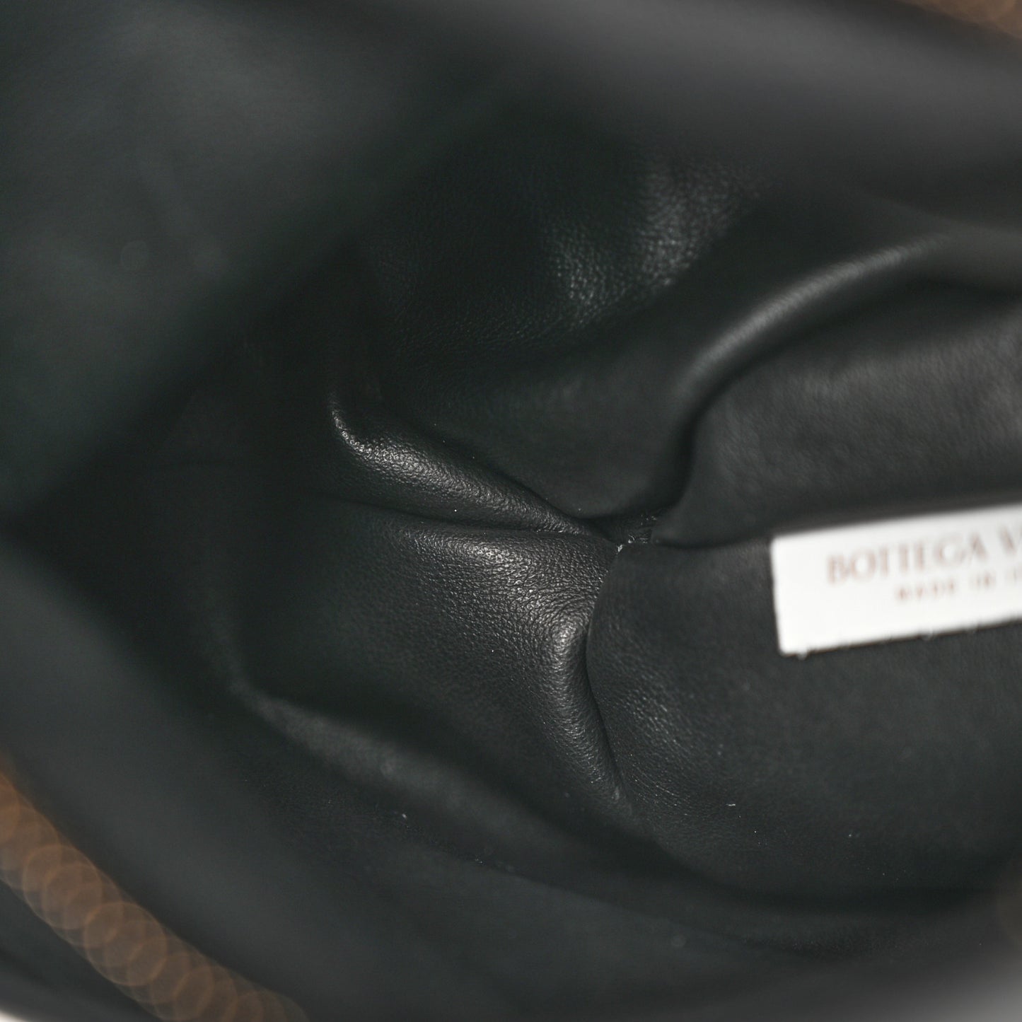 Calfskin Mini BV Twist Black
