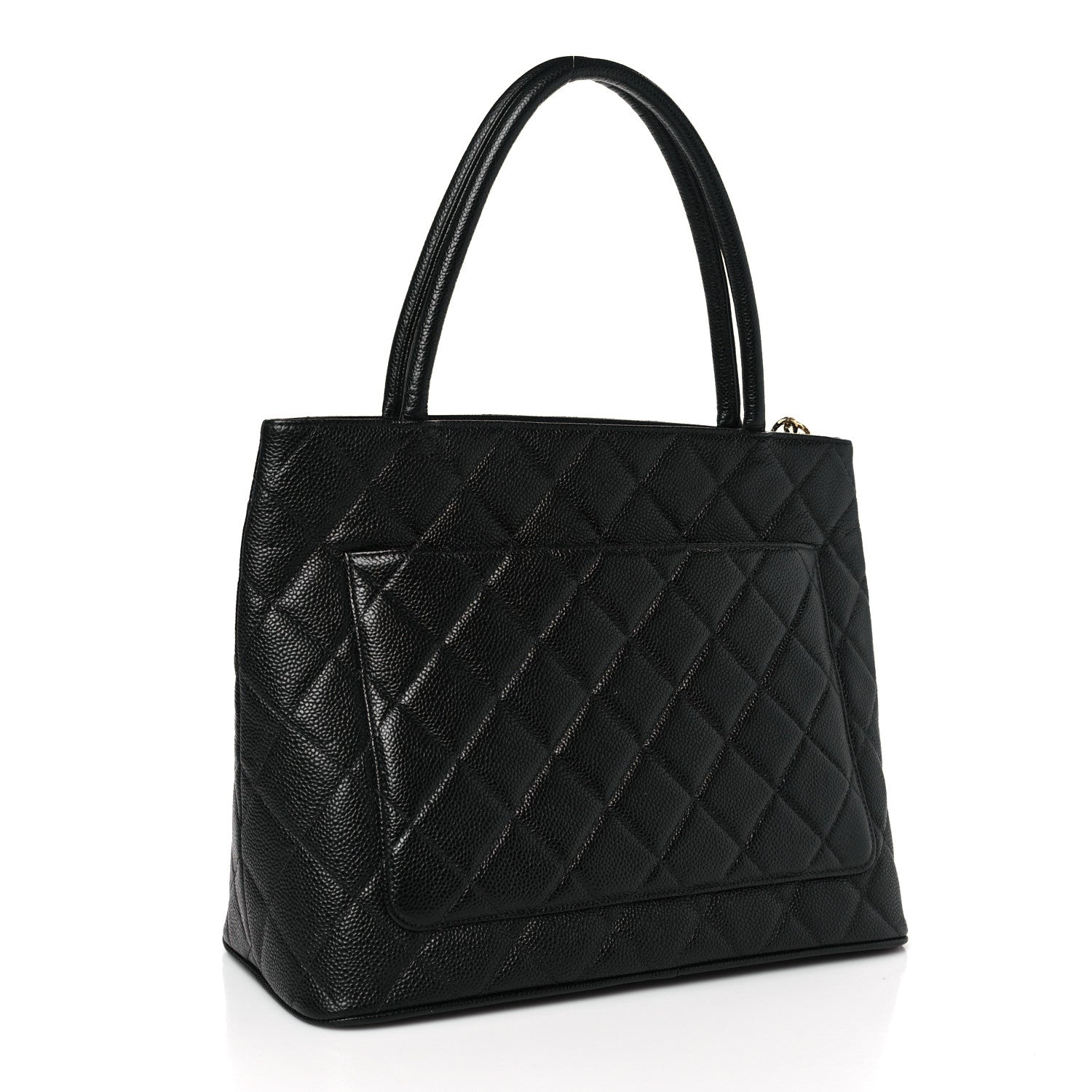 Chanel Caviar Quilted Medallion Tote Black 3 of 9
