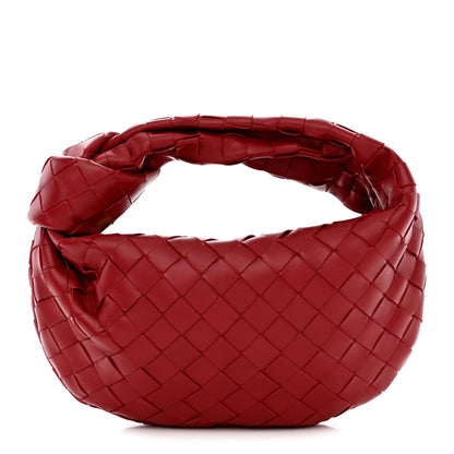 Bottega Veneta Nappa Intrecciato Mini Jodie Dark Red 1 of 10