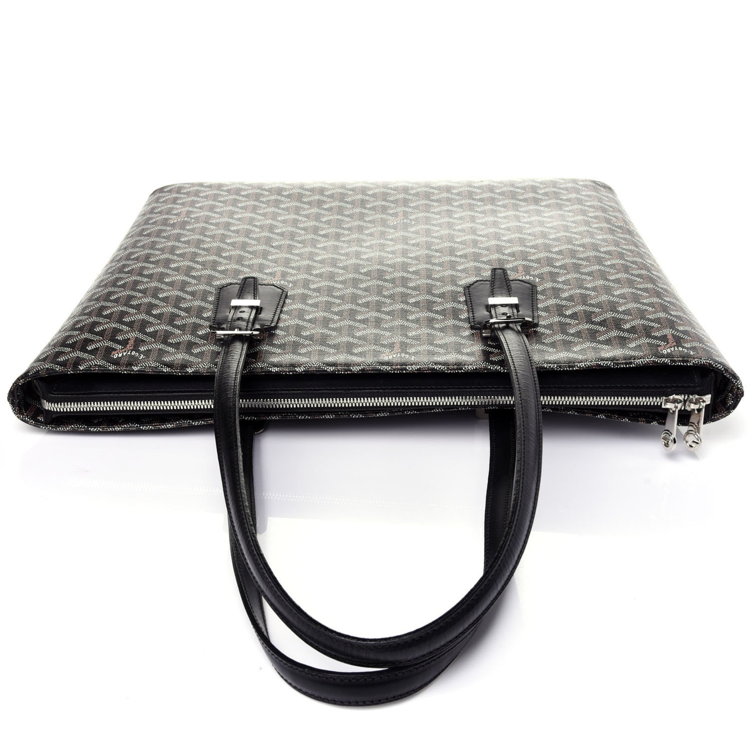 Goyard Goyardine Sac Marie Galante GM Black 21 of 23
