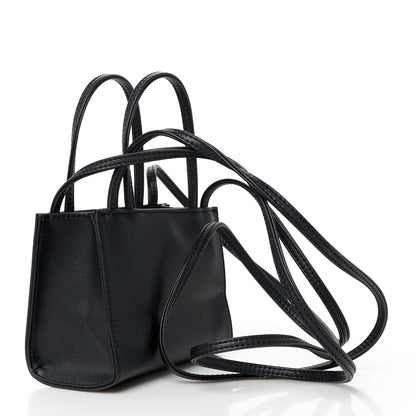 Telfar Vegan Leather Small Shopping Bag Black 3 of 10