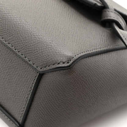 Celine Grained Calfskin Pico Belt Bag Grey 12 of 14