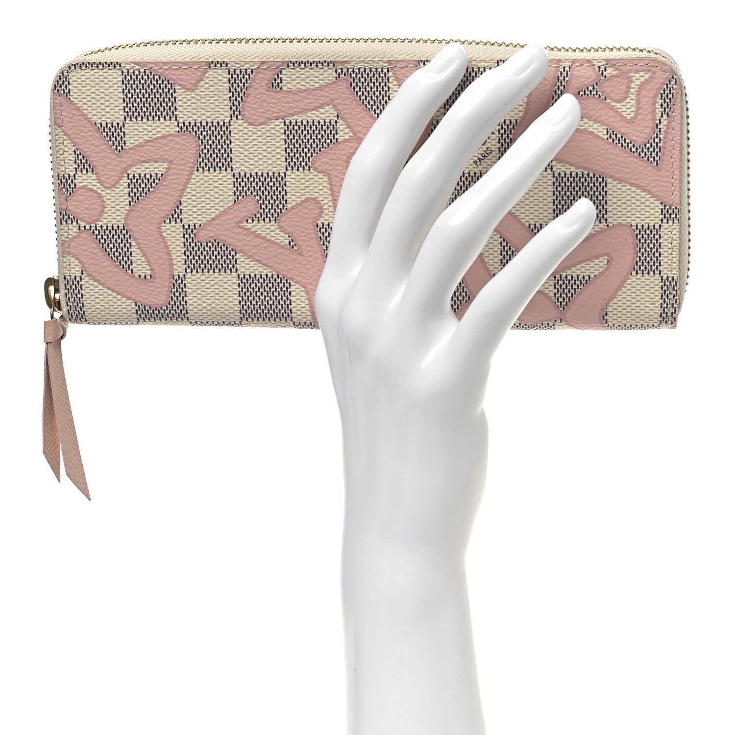 Louis Vuitton Damier Azur Tahitienne Clemence Wallet 2 of 8