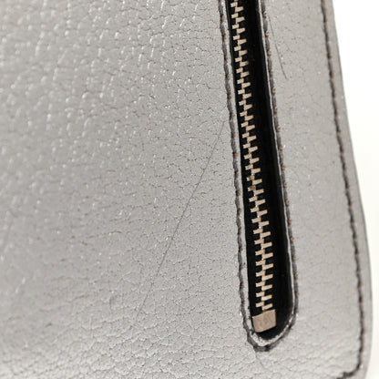Miu Miu Metallic Goatskin Bandoliera Madras Shoulder Bag Chrome 19 of 19
