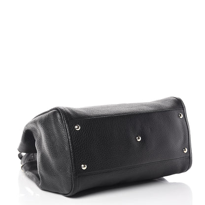 Gucci Pebbled Calfskin Medium Soho Shoulder Bag Black 4 of 12