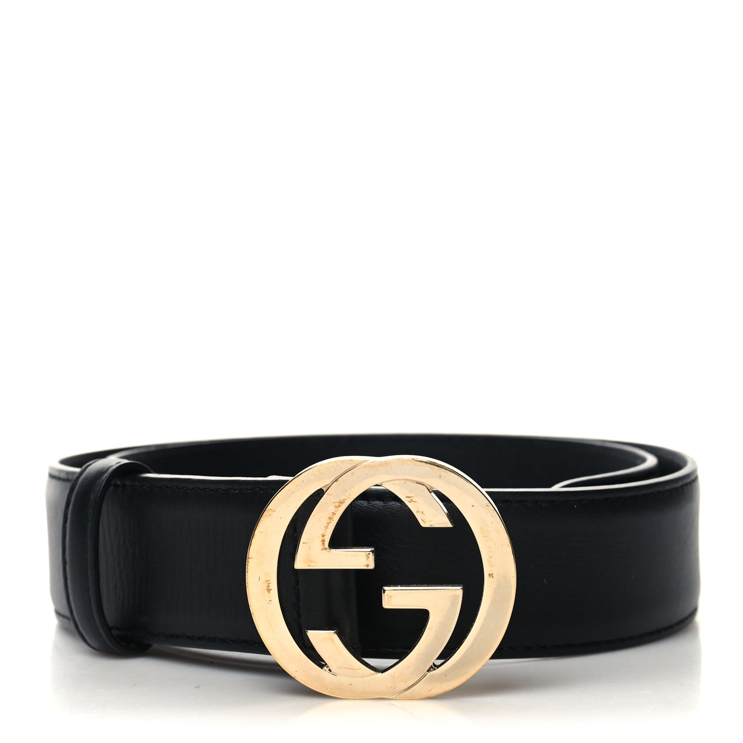 Calfskin Interlocking G 37mm Belt 75 30 Black