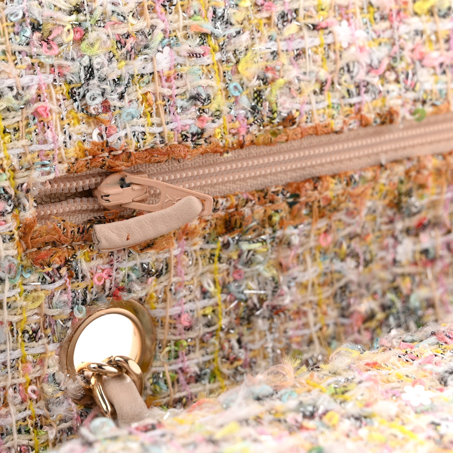 Chanel Tweed Garden Party 2.55 Reissue 225 Flap Multicolor 11 of 12