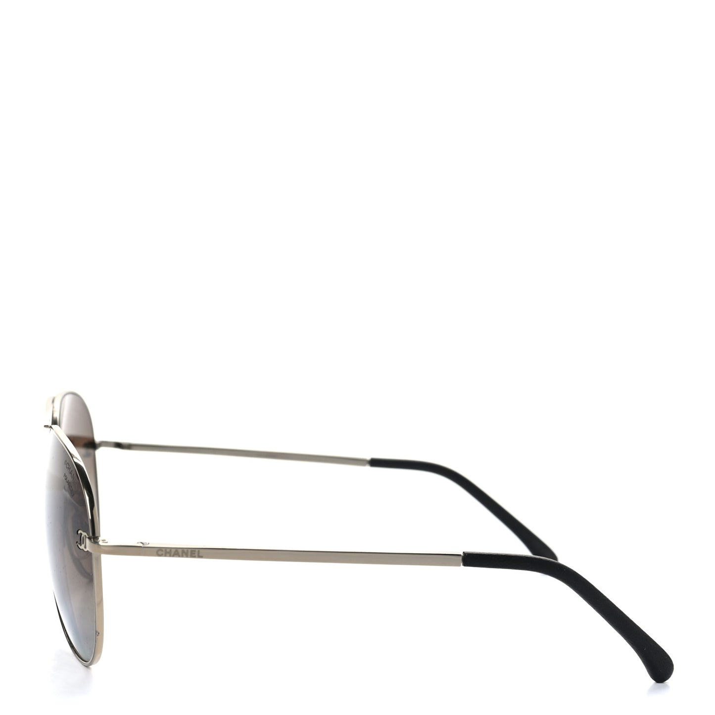 Metal Polarized Aviator CC Sunglasses 4189-T-Q Brown