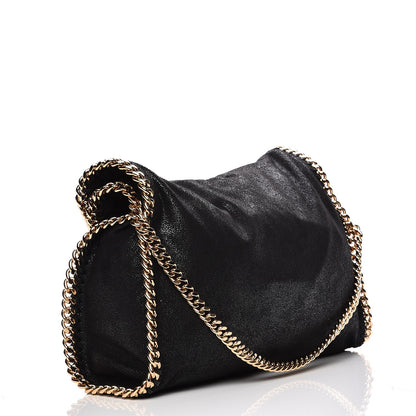 Stella McCartney Shaggy Deer Falabella Fold Over Tote Black 4 of 8