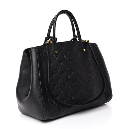 Louis Vuitton Empreinte Montaigne GM Black 3 of 10