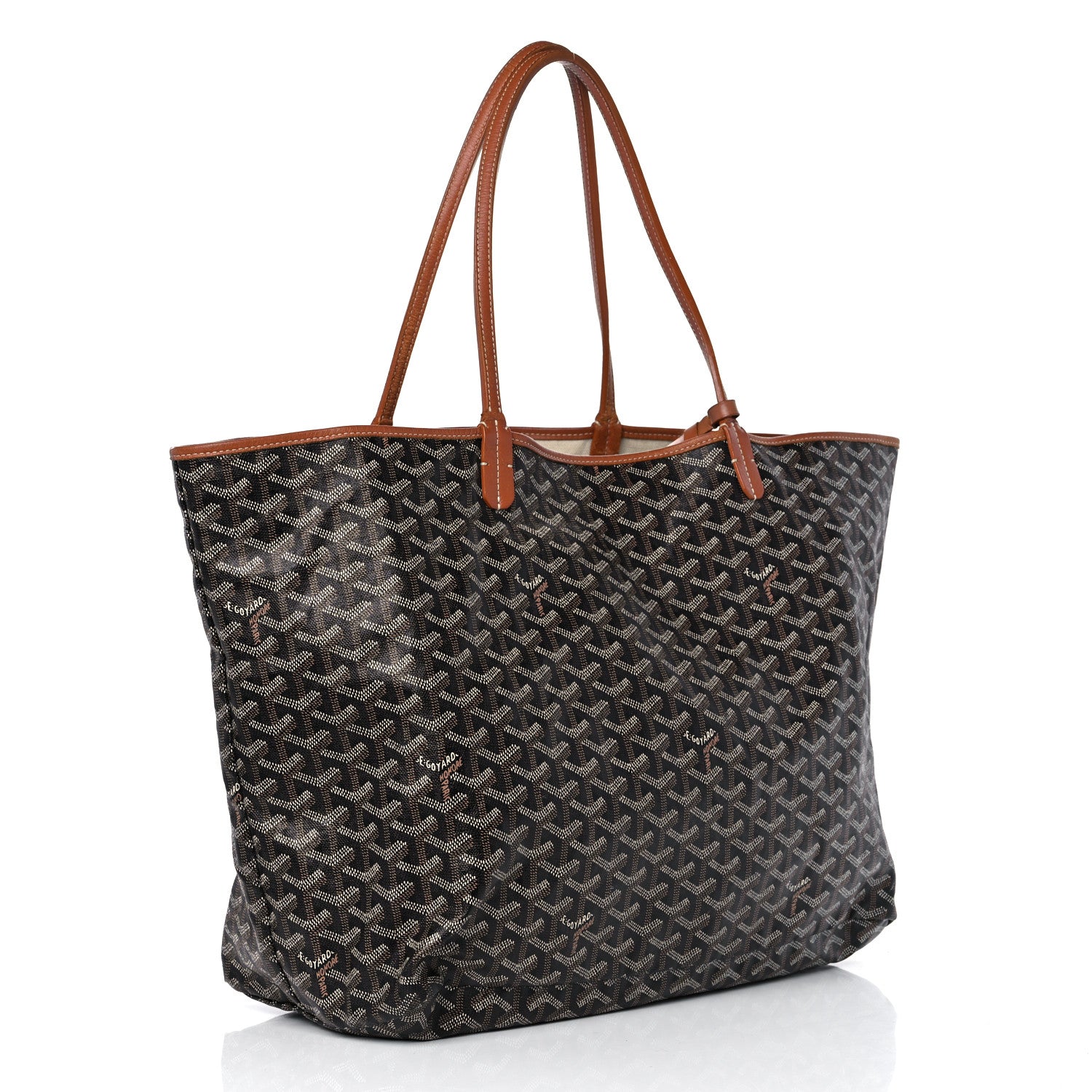 Goyard Goyardine Saint Louis GM Black Gold 4 of 20