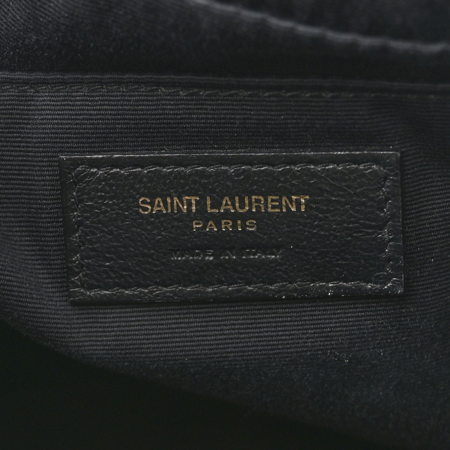 Grained Lambskin Monogram Lou Camera Bag Black