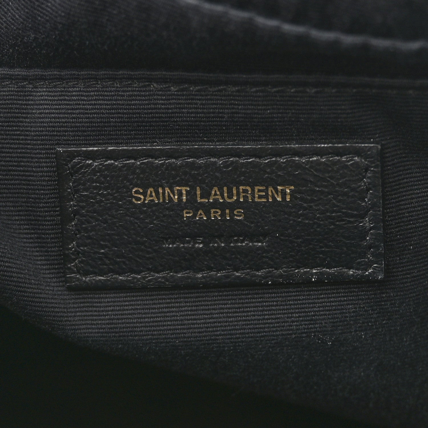 Saint Laurent Grained Lambskin Monogram Lou Camera Bag Black 6 of 12