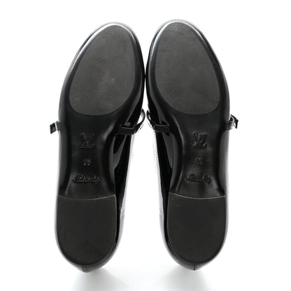 Louis Vuitton Patent Uniformes Ballerina Flat 35 Black 5 of 9