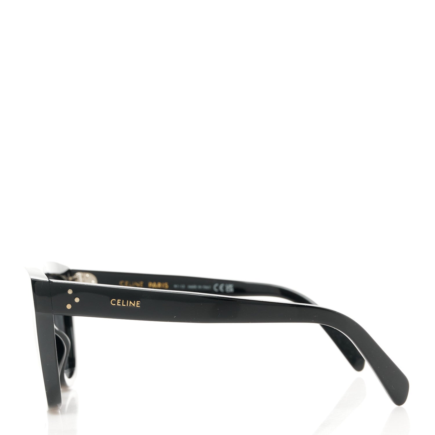 Celine Acetate Square Sunglasses CL40256I Black 3 of 9