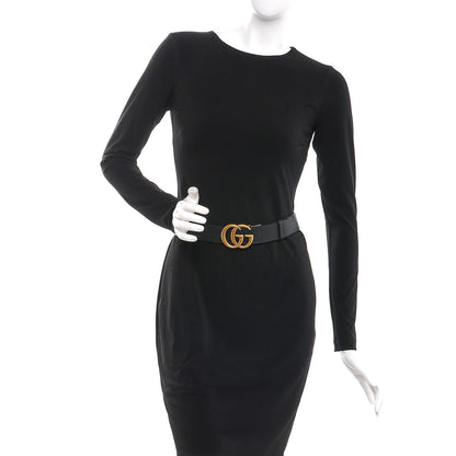 Gucci Calfskin Double G Reversible 37mm Belt 70 28 Black Cocoa 2 of 9