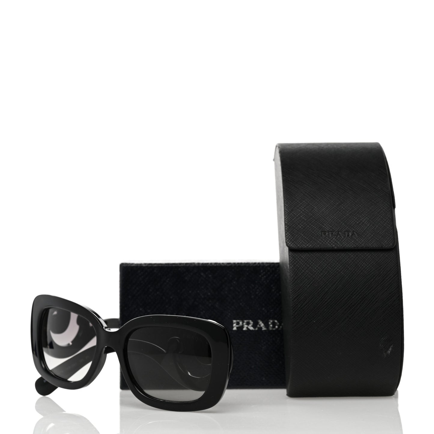 Acetate Baroque Sunglasses SPR 27O Black